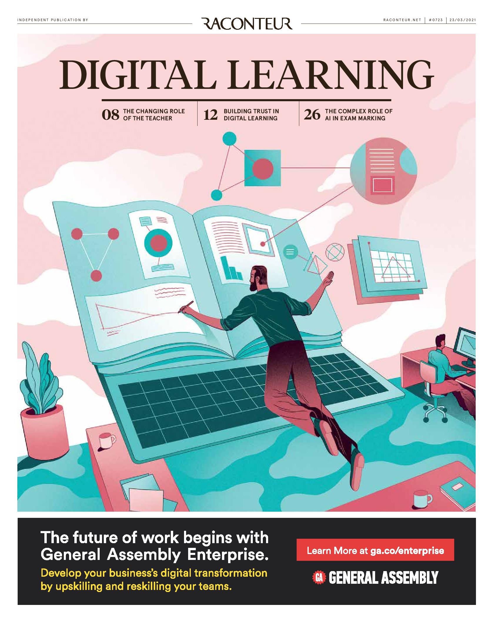 Raconteur’s ‘Digital Learning’ Report as seen in The Times