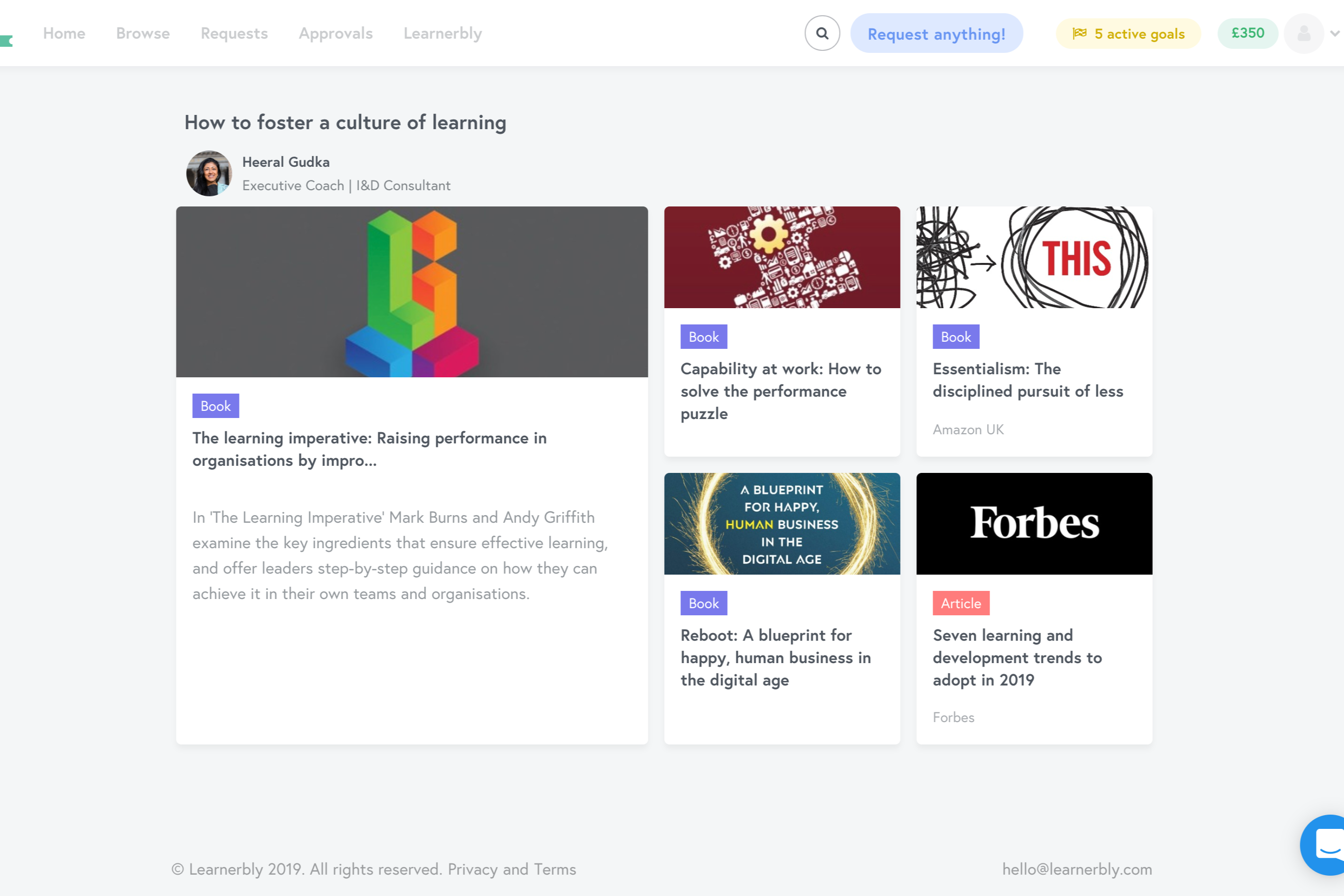 How to Foster a Culture of Learning: Heeral Gudka's Learning Playlist