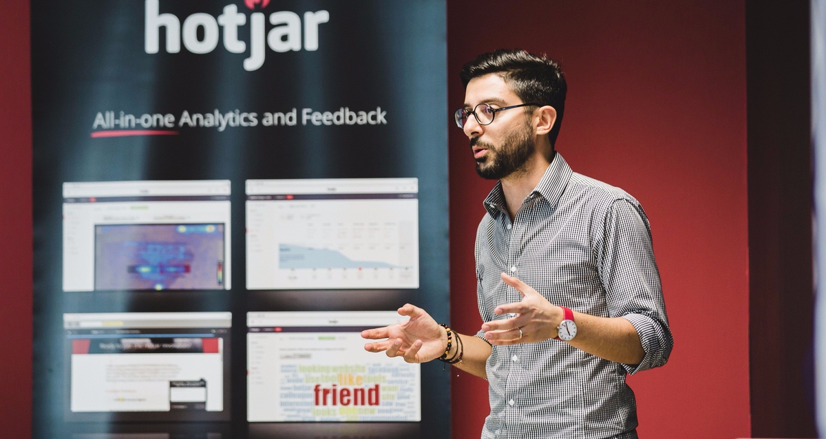 CEO of Hotjar, David Darmanin, talking about building a successful remote team